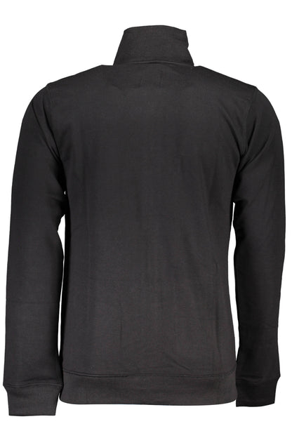 GIAN MARCO VENTURI HERREN-SWEATSHIRT MIT SCHWARZEM REISSVERSCHLUSS