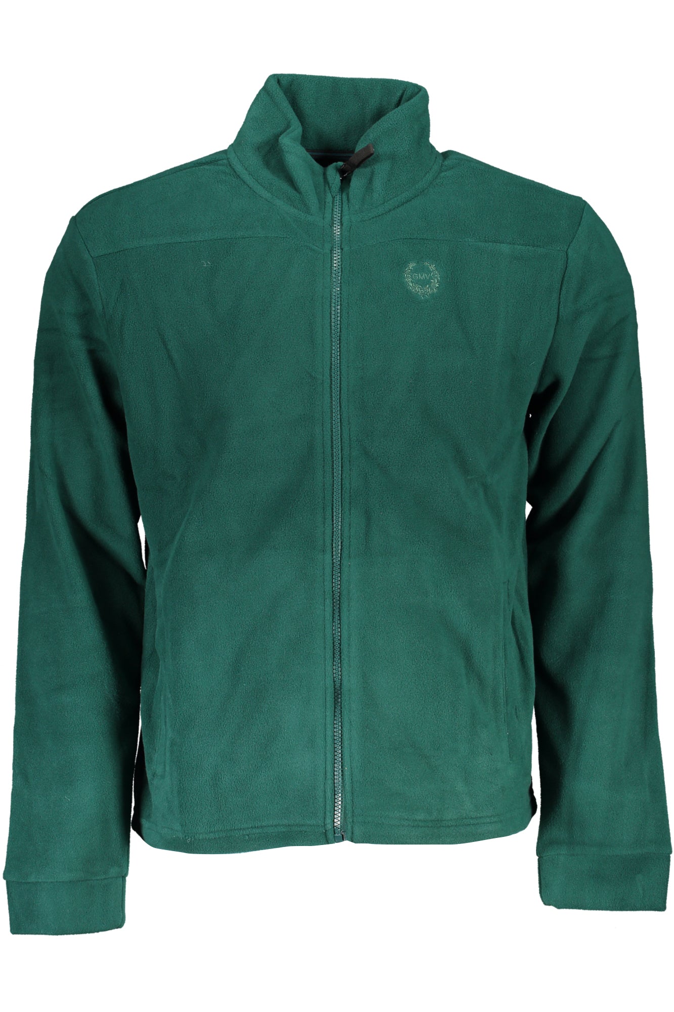 GIAN MARCO VENTURI GRÜNES REISSVERSCHLUSS-SWEATSHIRT FÜR HERREN