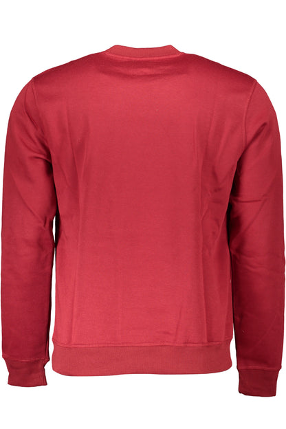GIAN MARCO VENTURI ROTES ZIP-OUT-SWEATSHIRT FÜR HERREN
