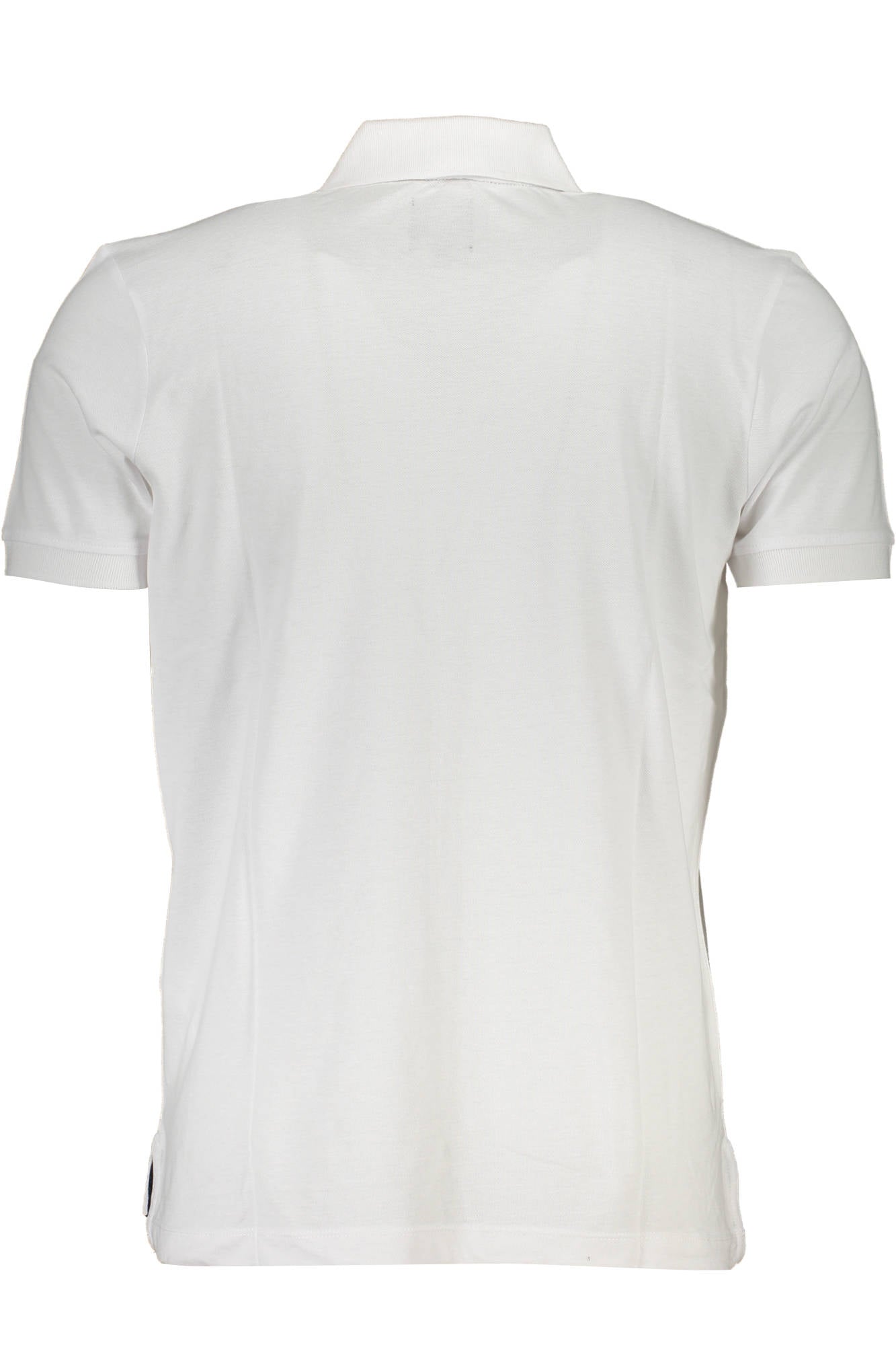 GIAN MARCO VENTURI HERREN KURZARM POLO WEISS