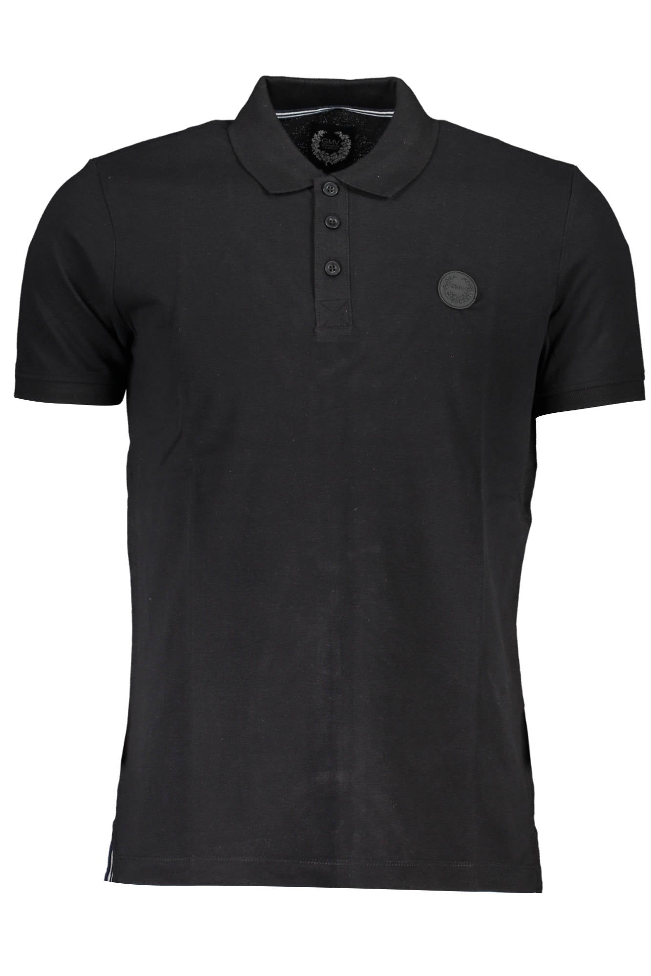GIAN MARCO VENTURI HERREN KURZARM POLO SCHWARZ