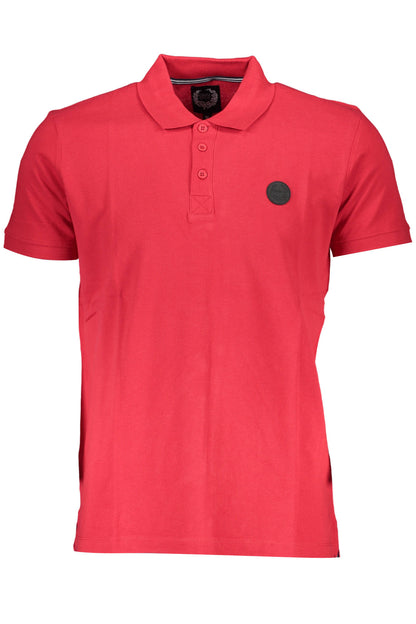 GIAN MARCO VENTURI HERREN KURZARM POLOSHIRT ROT