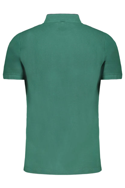 GIAN MARCO VENTURI GRÜNES KURZÄRMELIGES HERREN-POLOSHIRT
