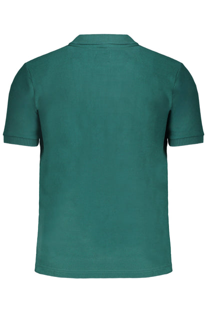 GIAN MARCO VENTURI GRÜNES KURZÄRMELIGES HERREN-POLOSHIRT