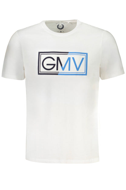 GIAN MARCO VENTURI HERREN-KURZÄRMELIGES T-SHIRT WEISS