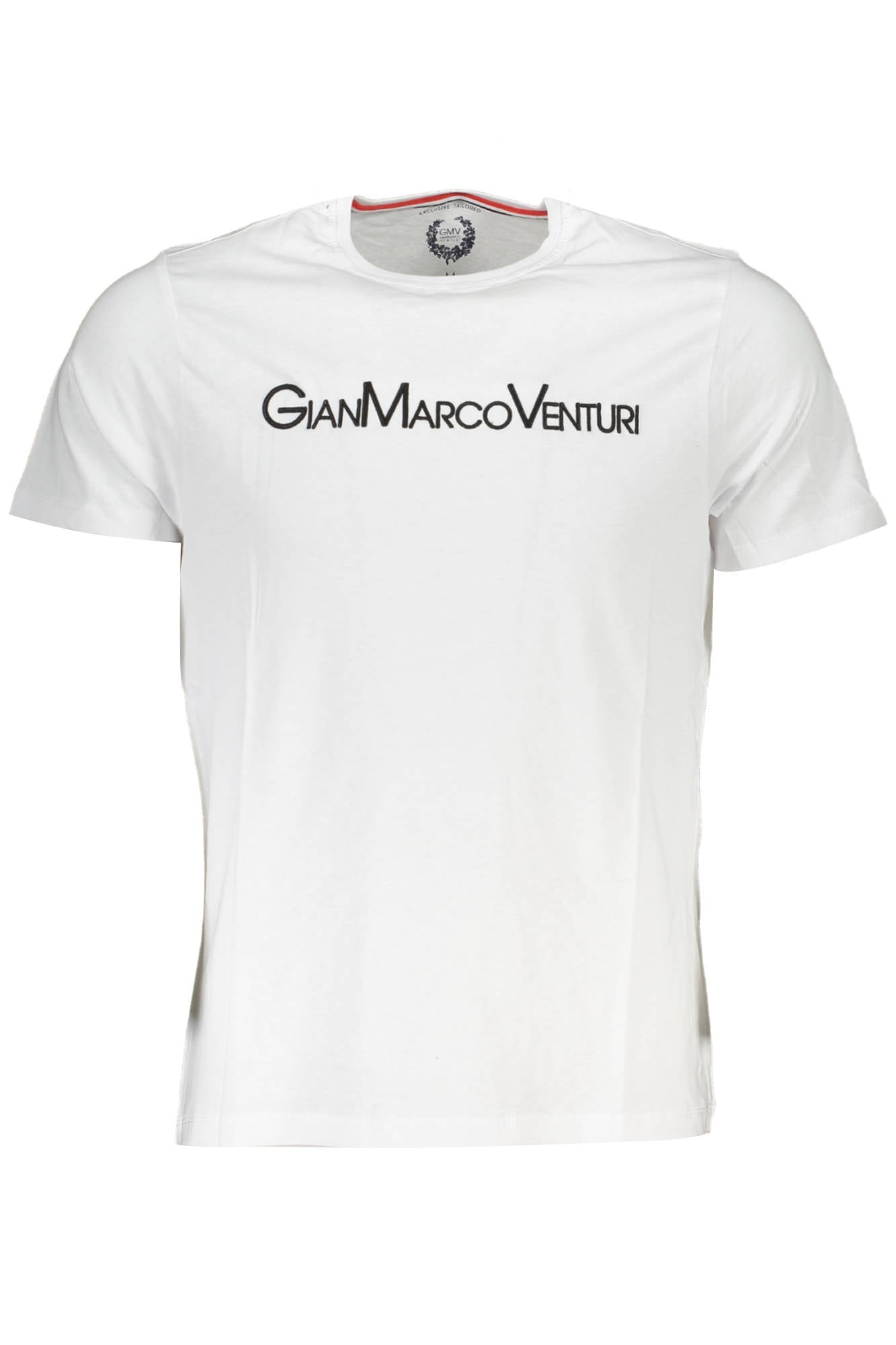 GIAN MARCO VENTURI HERREN-KURZARM-T-SHIRT WEISS