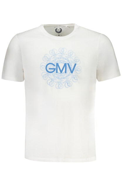 GIAN MARCO VENTURI HERREN-KURZÄRMELIGES T-SHIRT WEISS