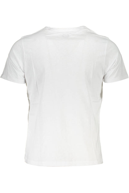 GIAN MARCO VENTURI HERREN-KURZARM-T-SHIRT WEISS