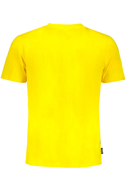 GIAN MARCO VENTURI GELBES KURZÄRMELIGES HERREN-T-SHIRT