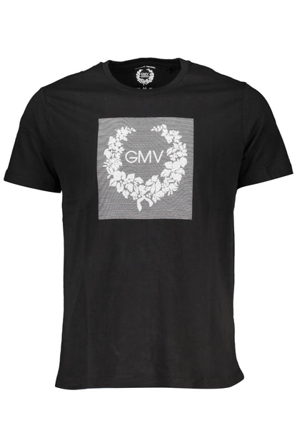 GIAN MARCO VENTURI HERREN KURZARM T-SHIRT SCHWARZ