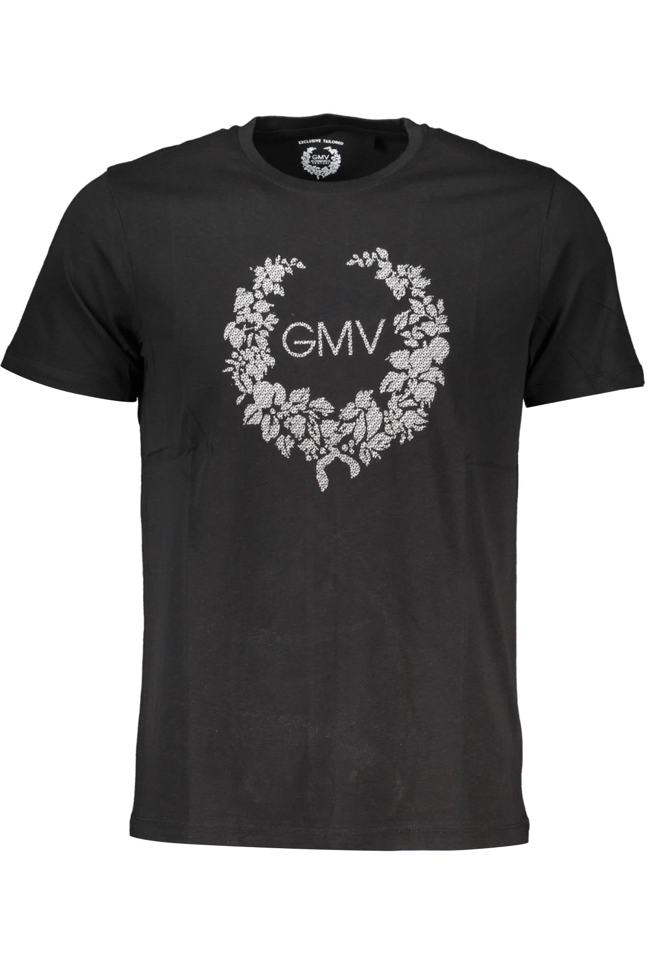 GIAN MARCO VENTURI HERREN KURZARM T-SHIRT SCHWARZ