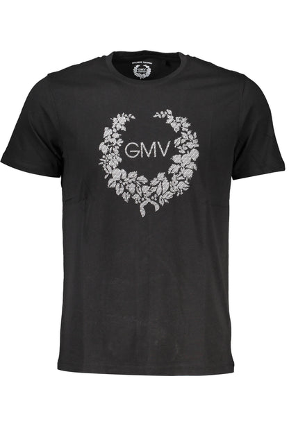 GIAN MARCO VENTURI HERREN KURZARM T-SHIRT SCHWARZ