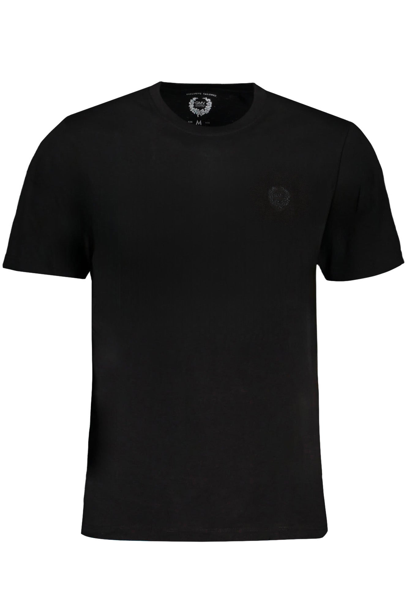 GIAN MARCO VENTURI HERREN-KURZÄRMELIGES T-SHIRT SCHWARZ