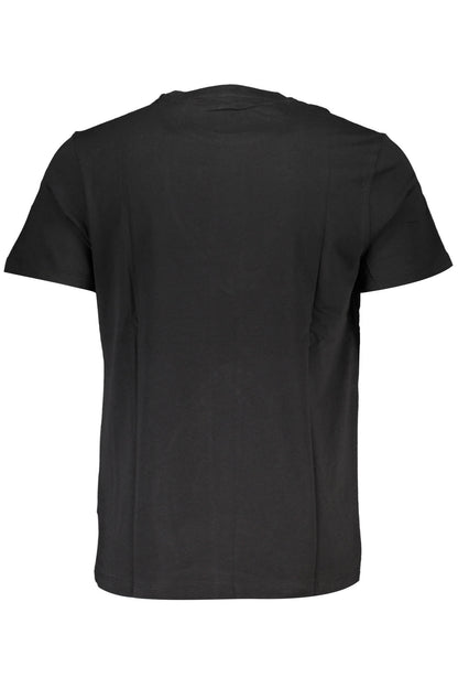 GIAN MARCO VENTURI SCHWARZES MANN-KURZARM-T-SHIRT