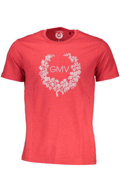 GIAN MARCO VENTURI HERREN-KURZARM-T-SHIRT ROT