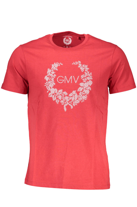 GIAN MARCO VENTURI HERREN-KURZARM-T-SHIRT ROT