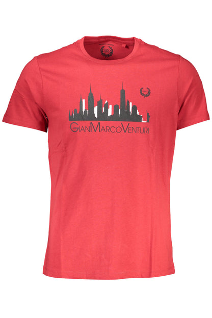 GIAN MARCO VENTURI T-SHIRT KURZARM HERREN ROT