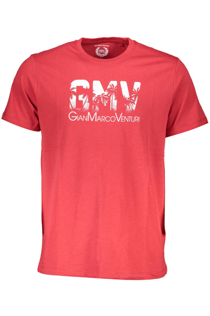 GIAN MARCO VENTURI HERREN KURZARM T-SHIRT ROT