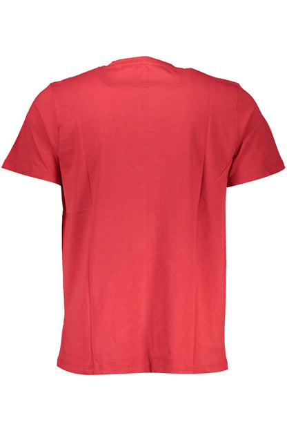 GIAN MARCO VENTURI HERREN-KURZARM-T-SHIRT ROT