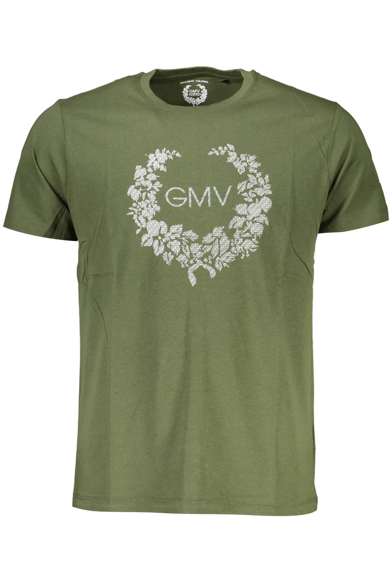 GIAN MARCO VENTURI HERREN-KURZÄRMELIGES T-SHIRT GRÜN