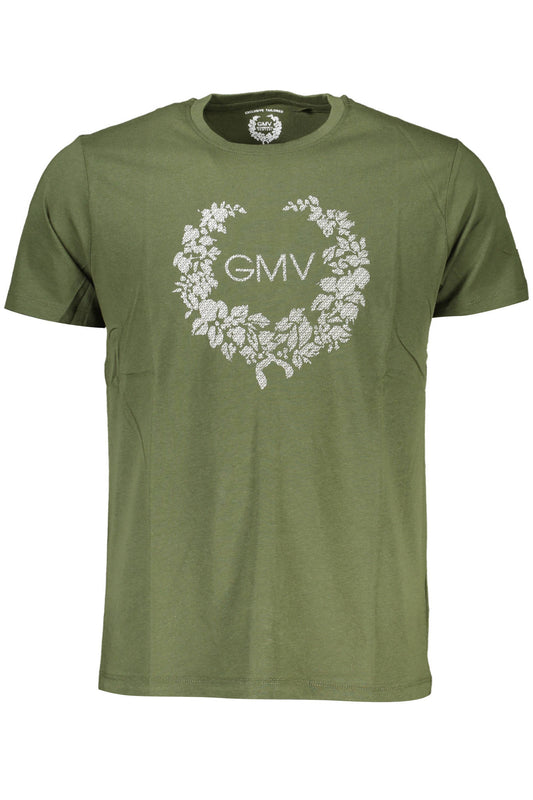 GIAN MARCO VENTURI HERREN-KURZÄRMELIGES T-SHIRT GRÜN