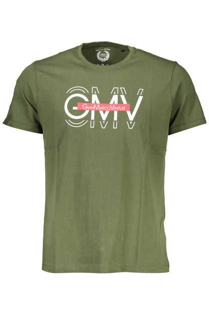 GIAN MARCO VENTURI HERREN-KURZÄRMELIGES T-SHIRT GRÜN