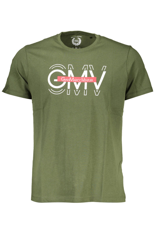 GIAN MARCO VENTURI HERREN-KURZÄRMELIGES T-SHIRT GRÜN
