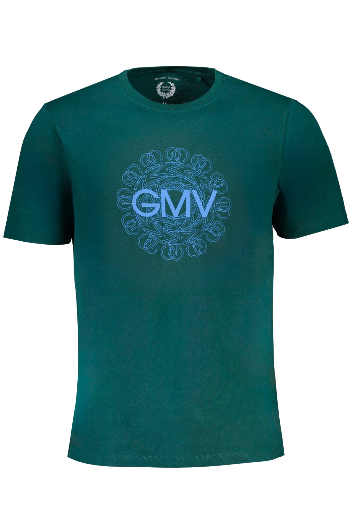 GIAN MARCO VENTURI GRÜNES KURZÄRMELIGES HERREN-T-SHIRT