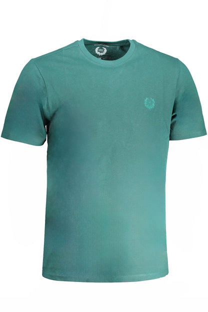 GIAN MARCO VENTURI GRÜNES KURZÄRMELIGES HERREN-T-SHIRT