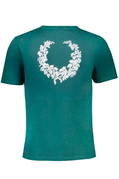 GIAN MARCO VENTURI GRÜNES KURZÄRMELIGES HERREN-T-SHIRT