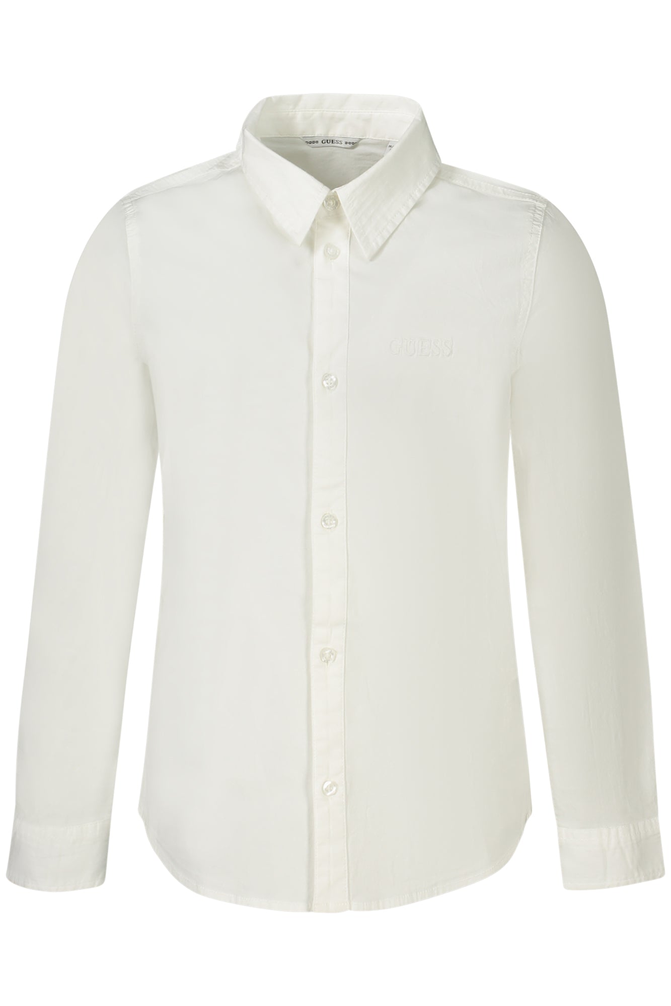 GUESS JEANS LANGARMHEMD KINDER WEISS
