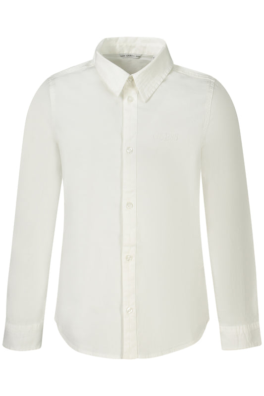 GUESS JEANS LANGARMHEMD KINDER WEISS