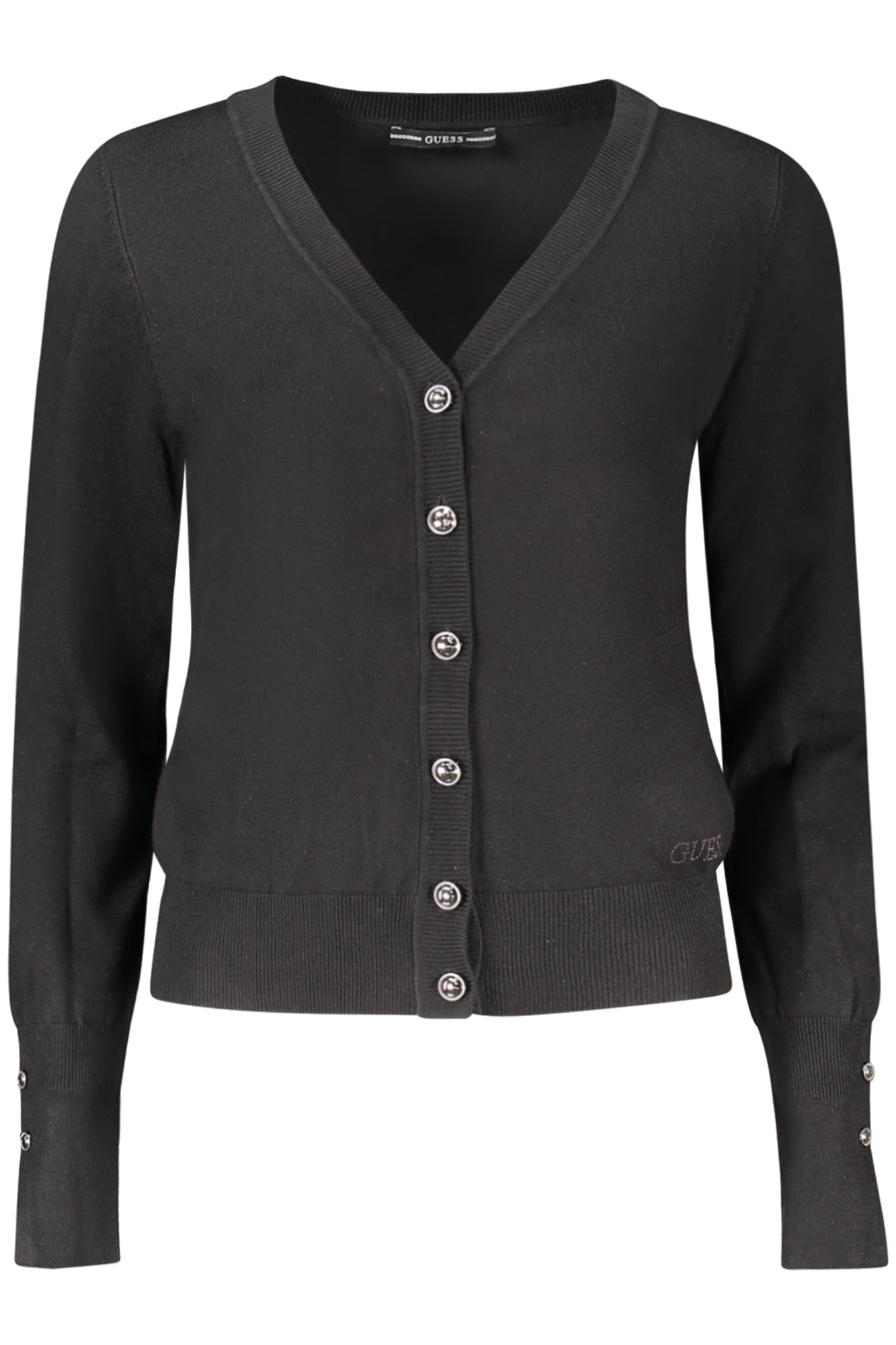GUESS JEANS DAMEN-CARDIGAN SCHWARZ