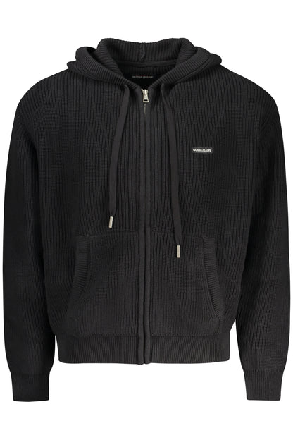 SCHWARZE HERREN-SCARDIGAN VON GUESS JEANS