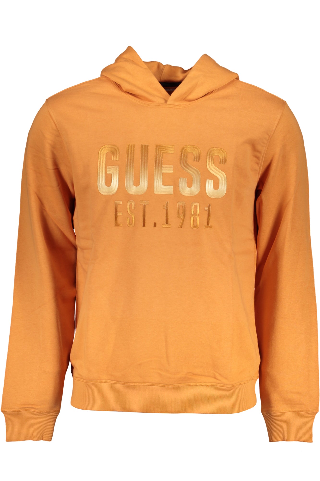 GUESS JEANS ORANGES SWEATSHIRT MIT REISSVERSCHLUSS FÜR HERREN
