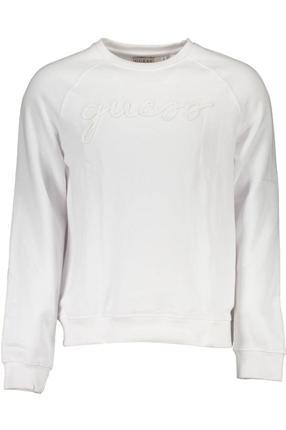 GUESS JEANS SWEATSHIRT OHNE REISSVERSCHLUSS HERREN WEIS