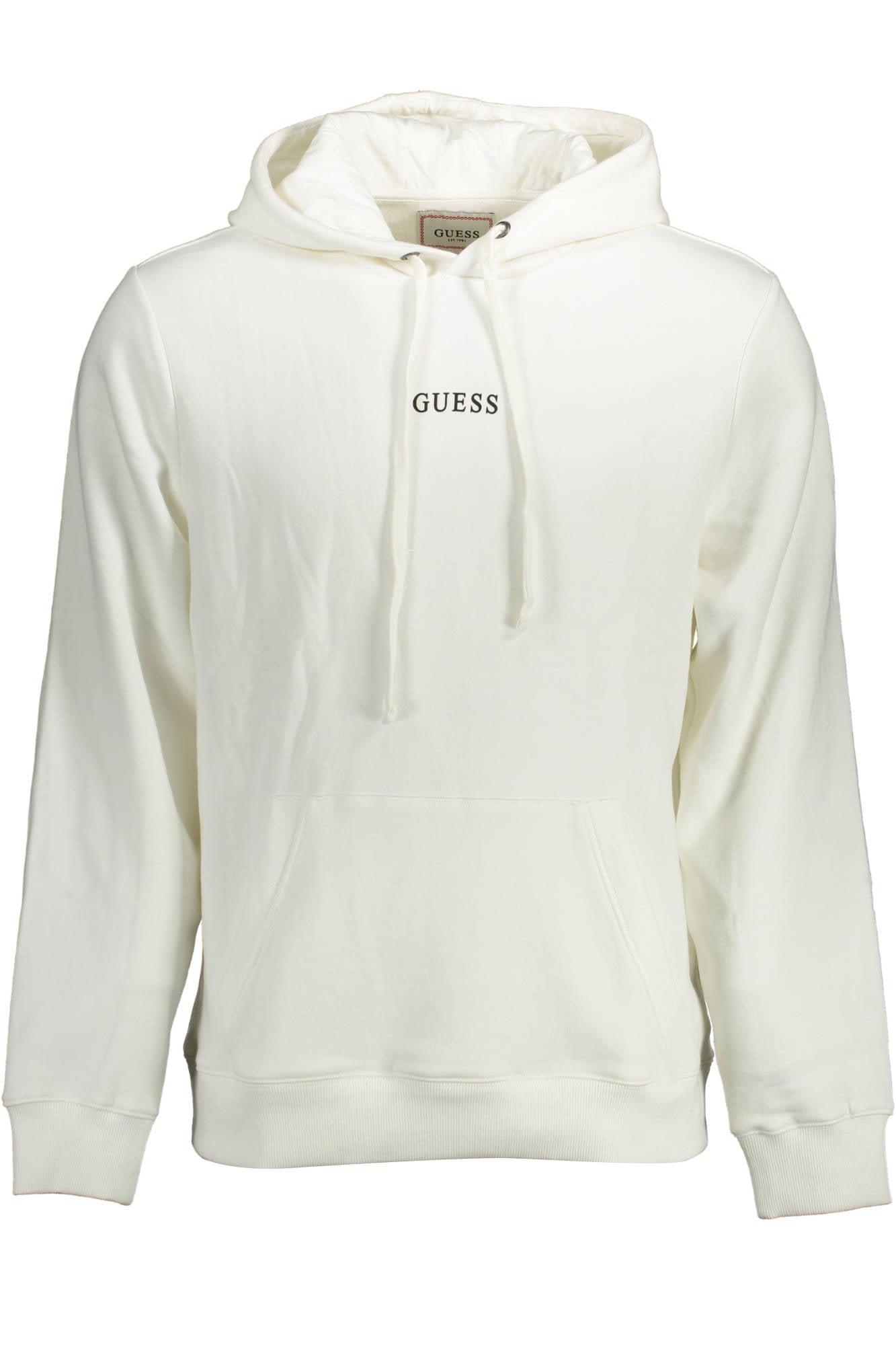 GUESS JEANS SWEATSHIRT OHNE REISSVERSCHLUSS HERREN WEISS