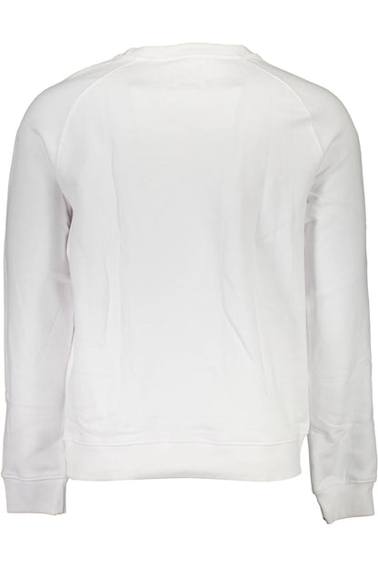 GUESS JEANS SWEATSHIRT OHNE REISSVERSCHLUSS HERREN WEIS