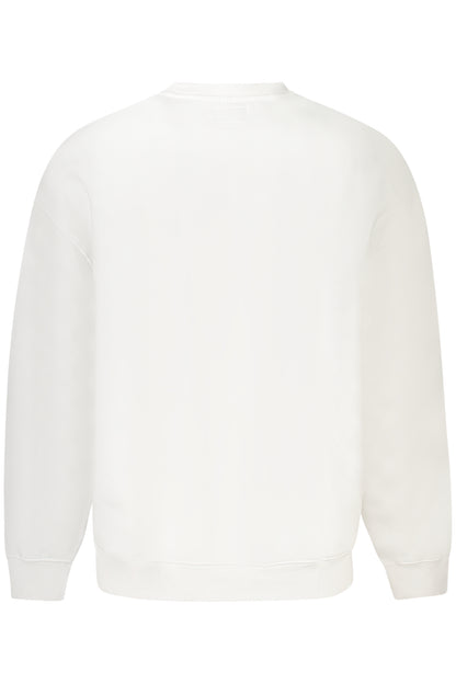 GUESS JEANS SWEATSHIRT OHNE REISSVERSCHLUSS HERREN WEISS