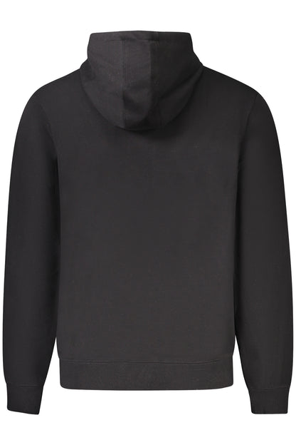 GUESS JEANS SWEATSHIRT OHNE REISSVERSCHLUSS HERREN SCHWARZ