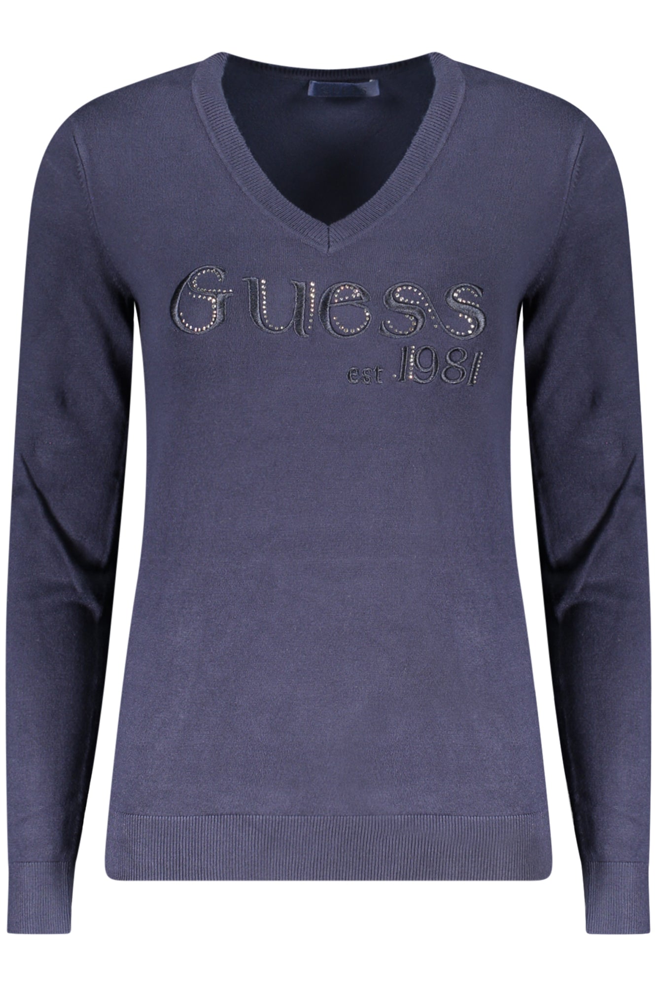 GUESS JEANS DAMEN BLAUER PULLOVER