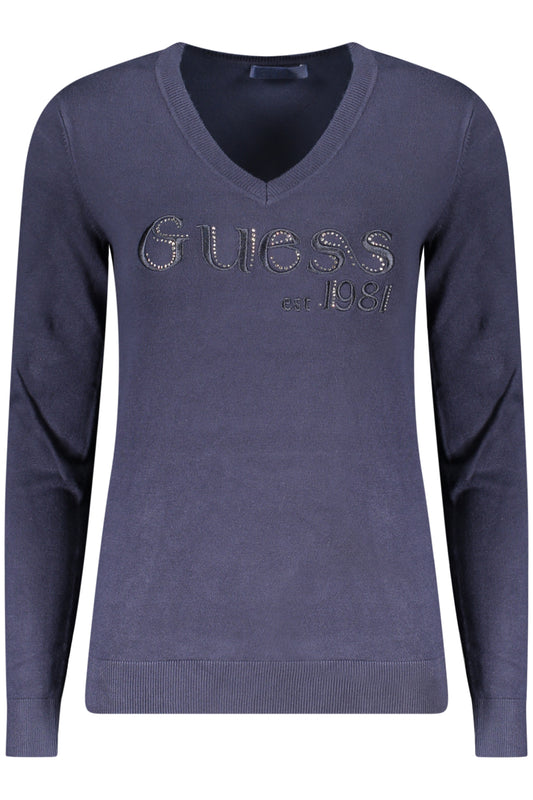 GUESS JEANS DAMEN BLAUER PULLOVER