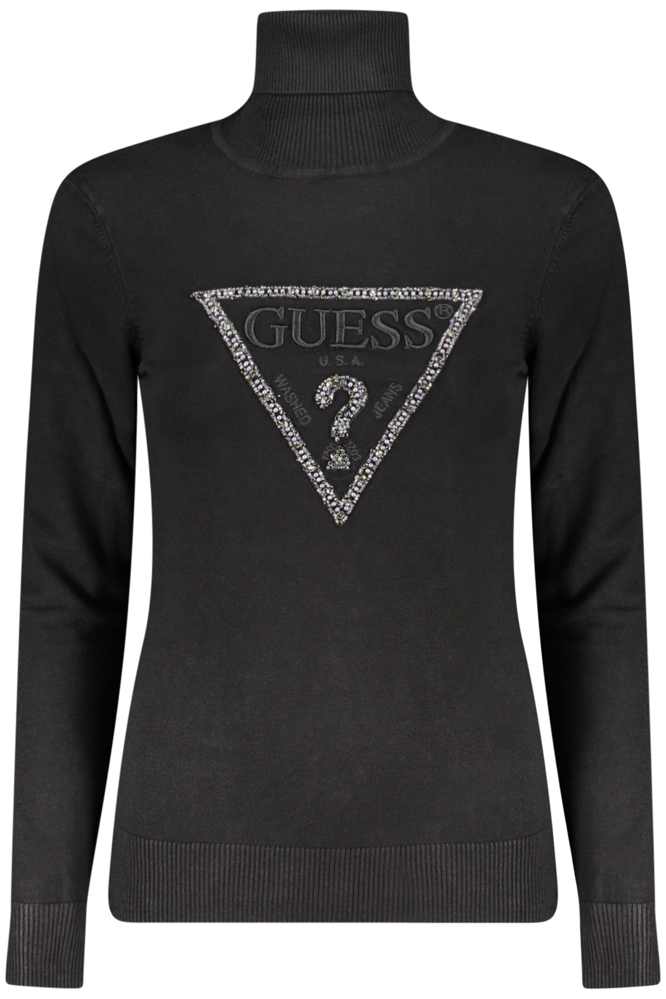 GUESS JEANS SCHWARZER PULLOVER FÜR DAMEN