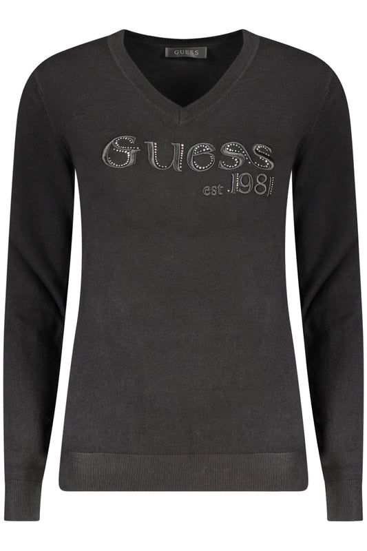GUESS JEANS SCHWARZER PULLOVER FÜR DAMEN