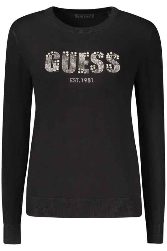 GUESS JEANS SCHWARZER PULLOVER FÜR DAMEN