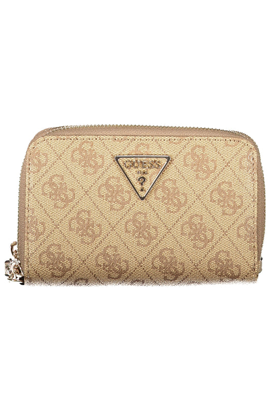 GUESS JEANS DAMEN-GELDBÖRSE BEIGE