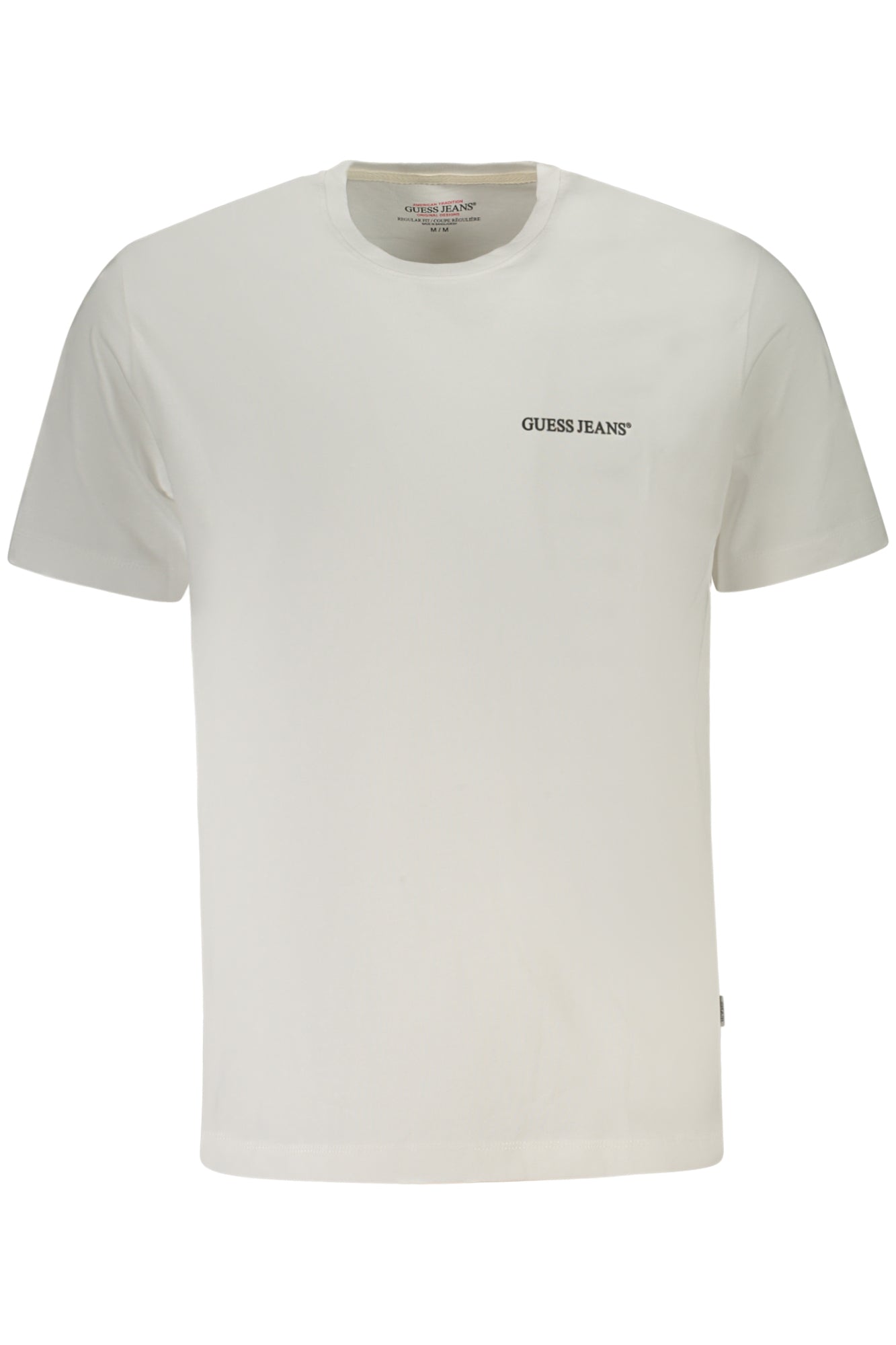 GUESS JEANS HERREN KURZARM T-SHIRT WEISS