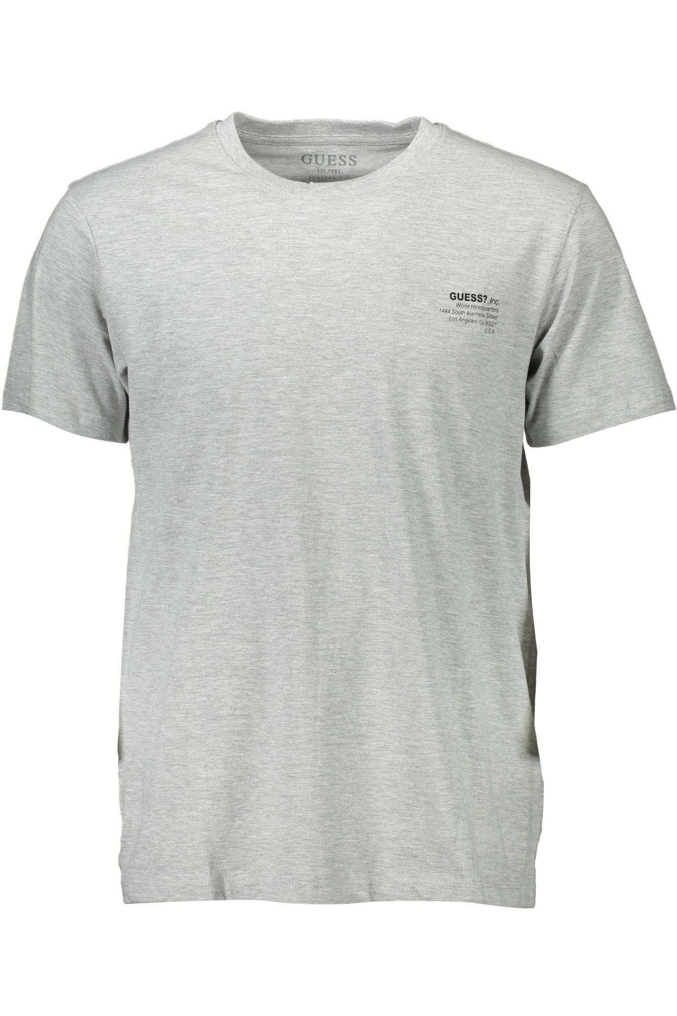 GUESS JEANS KURZARM-T-SHIRT HERREN GRAU