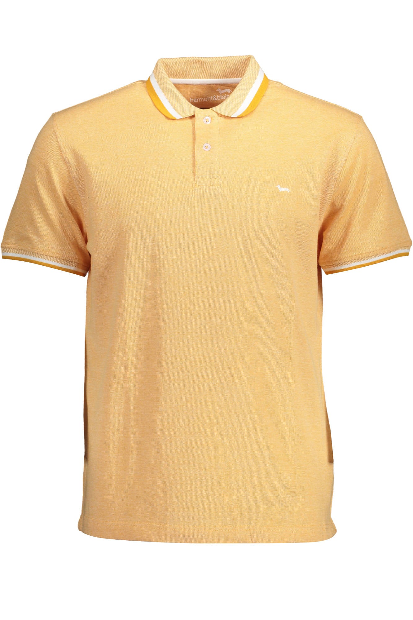 HARMONT &amp; BLAINE HERREN-POLOSHIRT, ORANGE, KURZARM