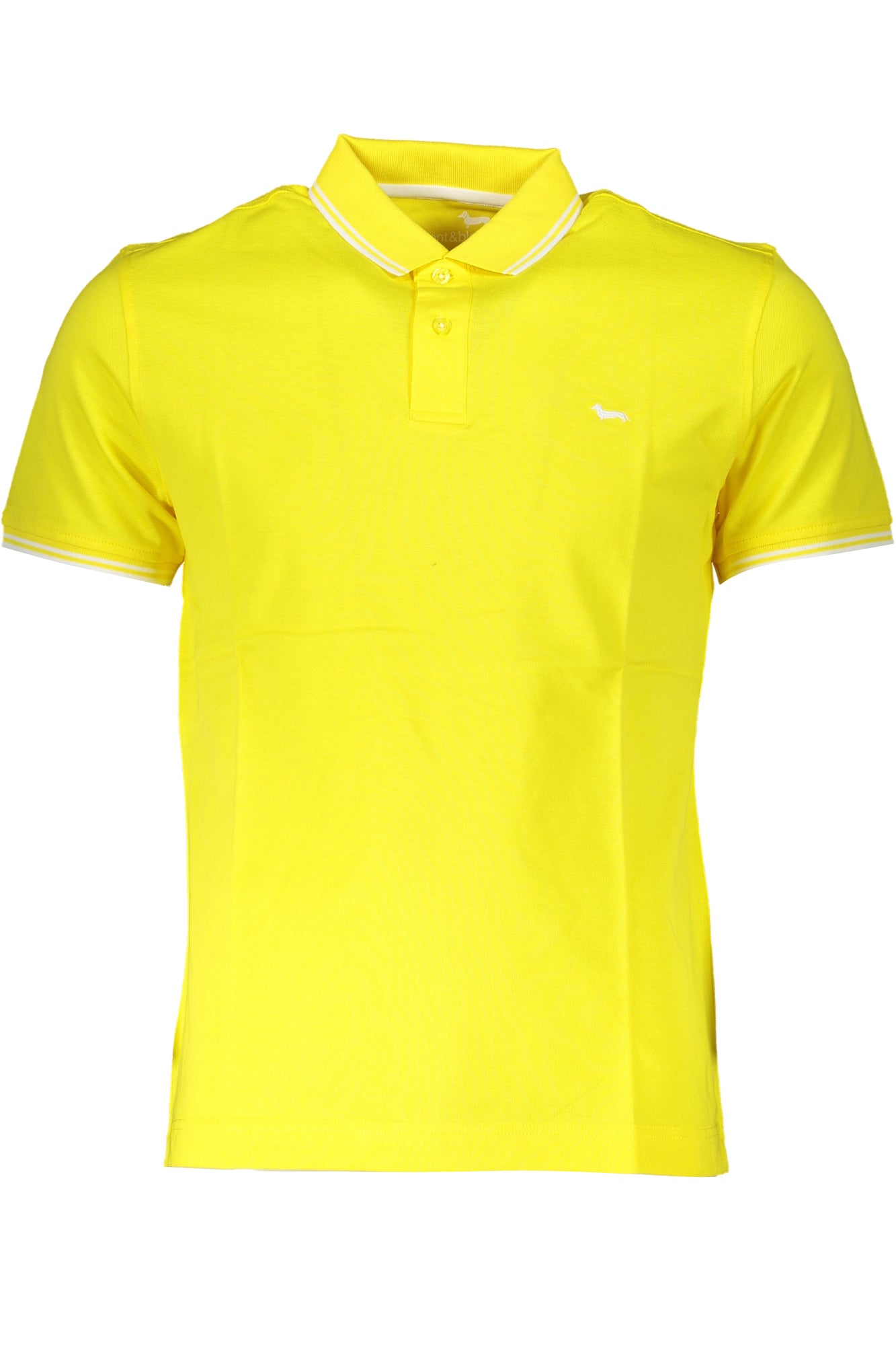 HARMONT &amp; BLAINE GELBES KURZÄRMELIGES POLOSHIRT FÜR HERREN